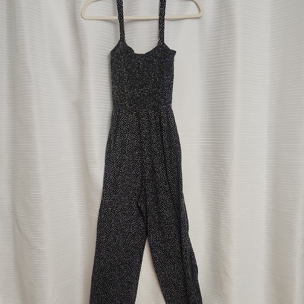 Old Navy Black and White Patterned Jumpsuit